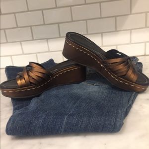 Donald J. Pliner Sienna Wedges EUC